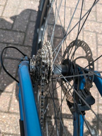 Used Raymon Hardray E5.0 2023 Mountainbike, Blue — image 3 of 13