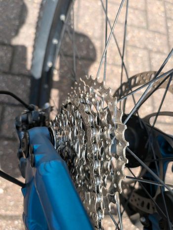 Used Raymon Hardray E5.0 2023 Mountainbike, Blue — image 6 of 13