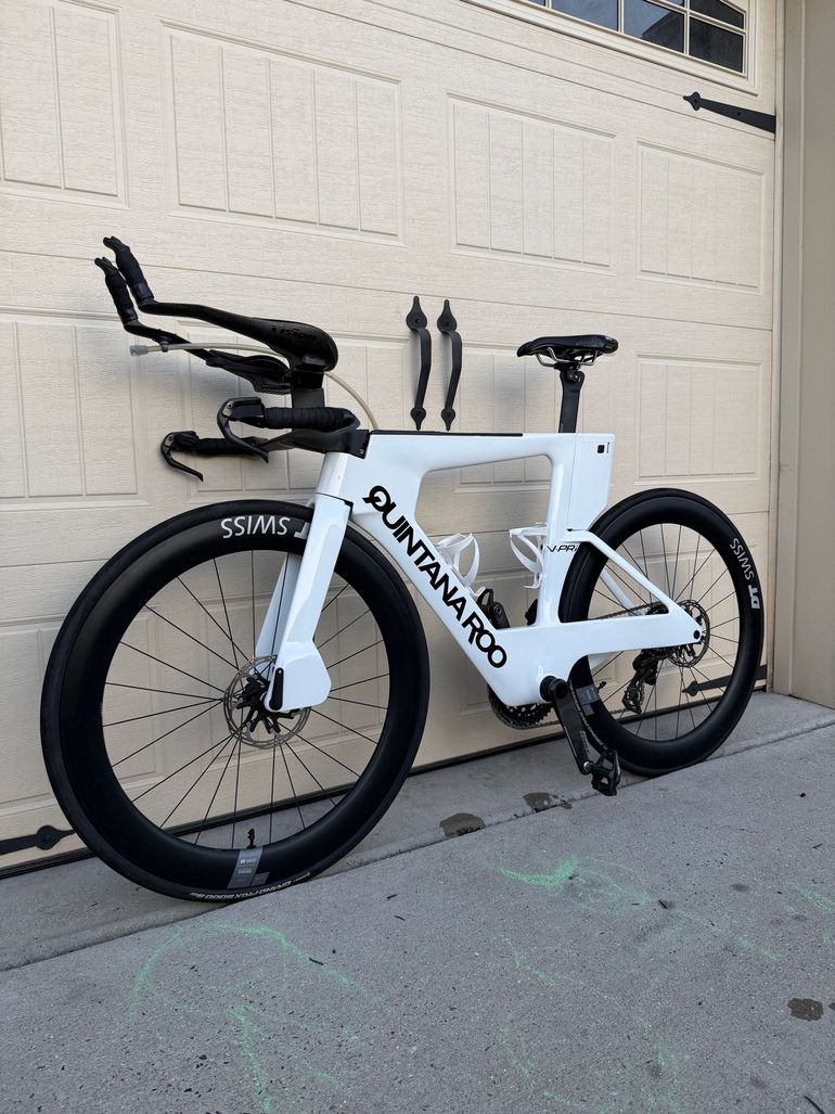 Used Quintana Roo V-PRi SRAM Force AXS E1 2026 2026 Road & Gravel, White — image 2 of 7