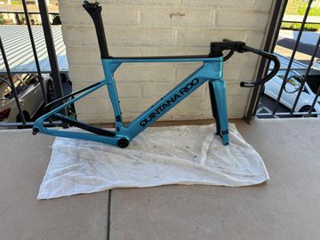 Used Quintana Roo Service Course Frameset 2025 Road & Gravel, Blue — image 1 of 9
