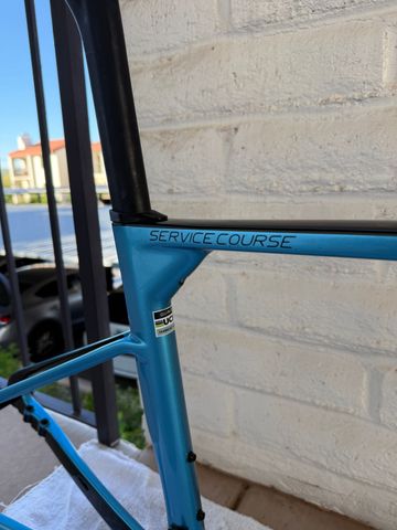 Used Quintana Roo Service Course Frameset 2025 Road & Gravel, Blue — image 2 of 9