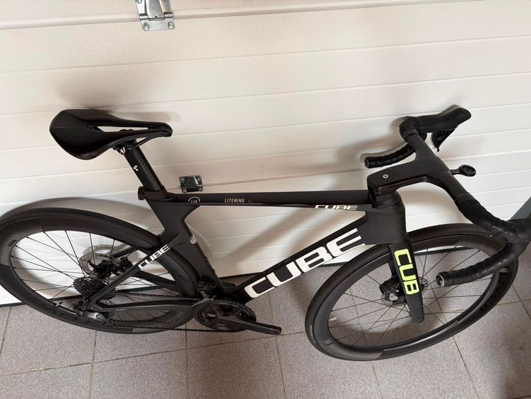 Used CUBE LITENING AERO C:68X RACE 2024 2024 Road & Gravel, Black — image 3 of 4