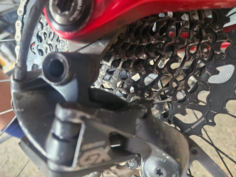 Used Lee Cougan Crossfire SRAM GX Eagle 2023 2023 Mountainbike, Red, 29 — image 3 of 7