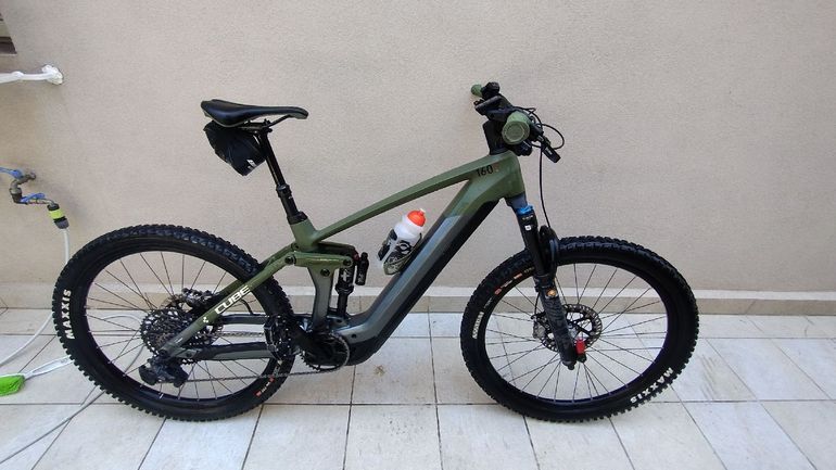 Used CUBE STEREO HYBRID 160 HPC, TM 750 27.5 2022 2022 Mountainbike, Green, 27.5 — image 1 of 12
