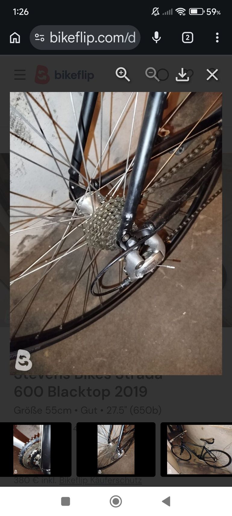 Used Stevens Strada 600 2020 Urban, Black — image 3 of 10
