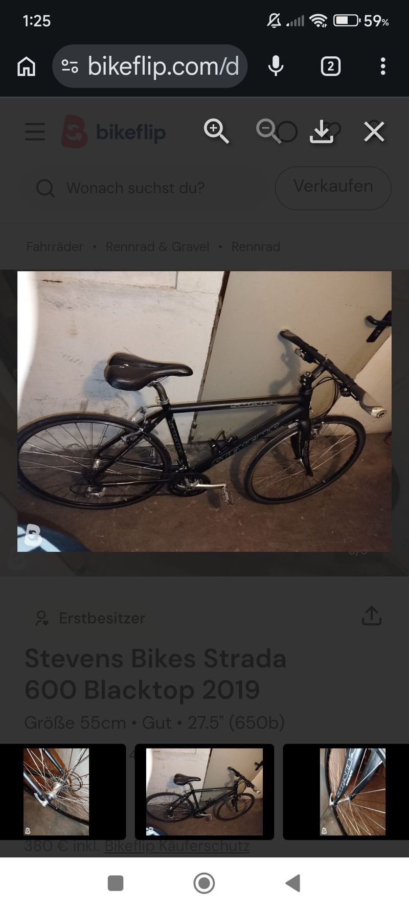 Used Stevens Strada 600 2020 Urban, Black — image 10 of 10