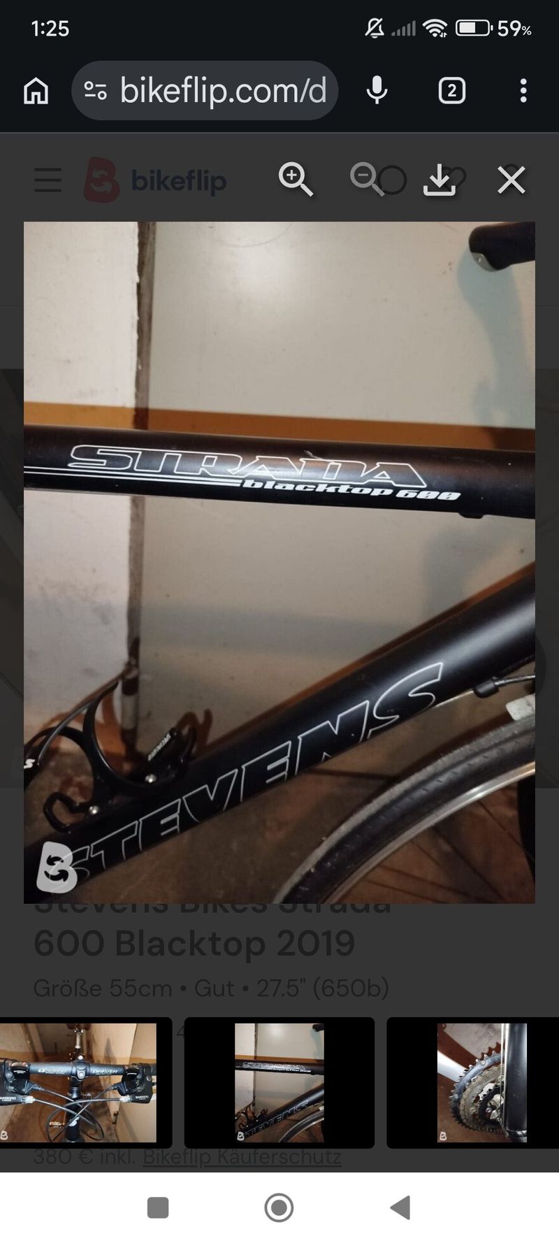 Used Stevens Strada 600 2020 Urban, Black — image 7 of 10