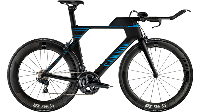 Used Canyon Speedmax CF 8.0 SL 2021 2021 Road & Gravel, Blue — image 7 of 8
