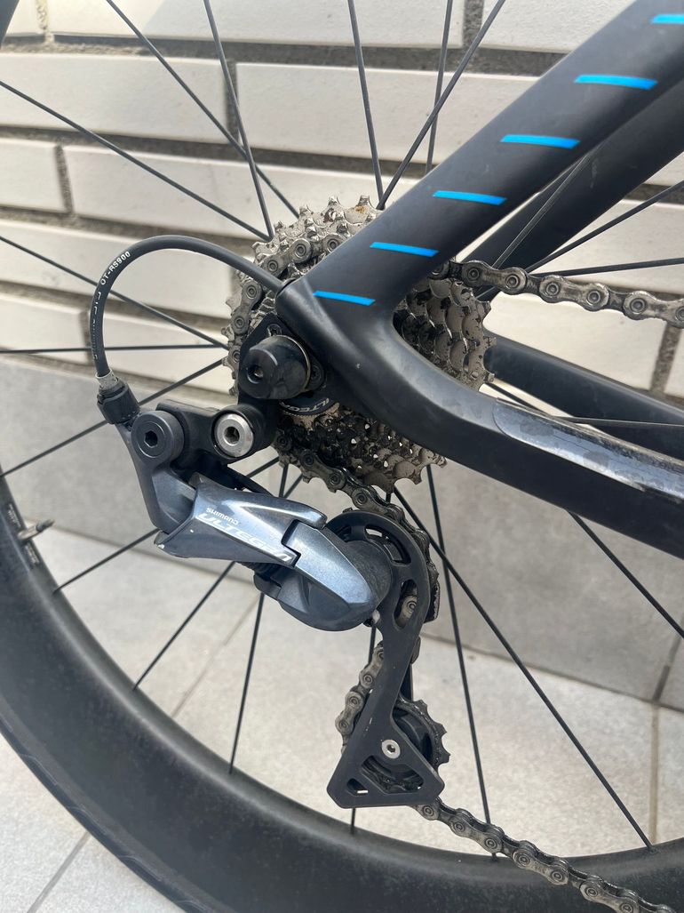 Used Canyon Speedmax CF 8.0 SL 2021 2021 Road & Gravel, Blue — image 5 of 8