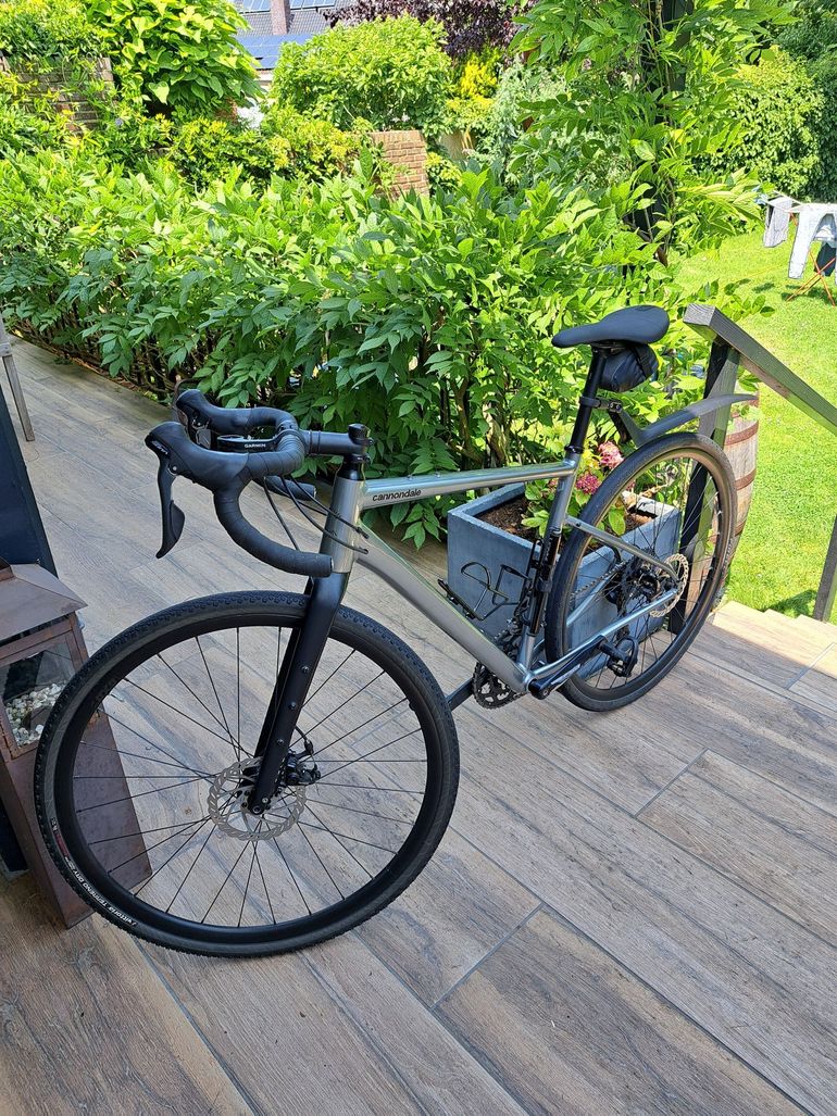 Used Cannondale Topstone Shimano Sora 2023 Road & Gravel, Light Gray — image 2 of 4