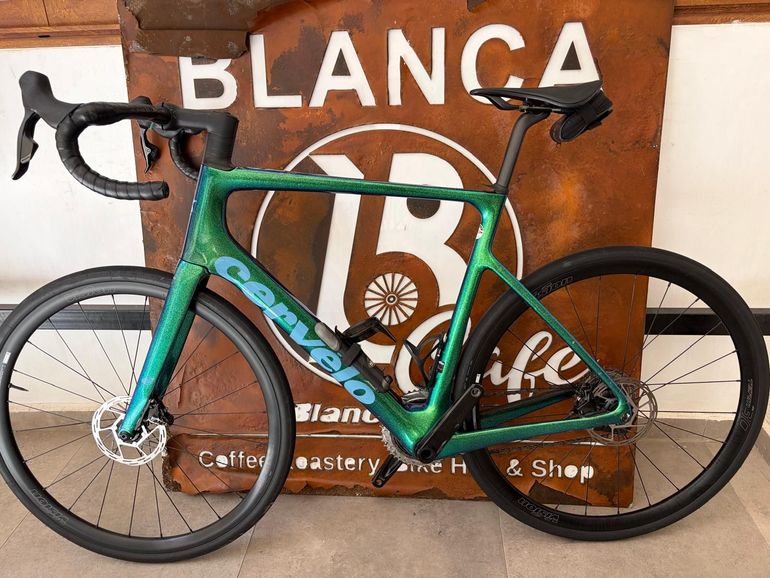 Used Cervélo Caledonia-5 Rival eTap AXS 2024 2024 Road & Gravel, Green — image 2 of 7