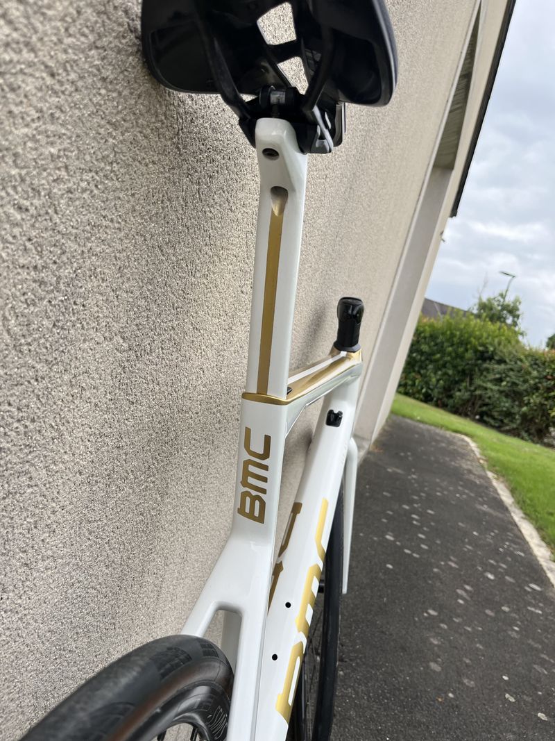 Gebrauchtes BMC Teammachine SLR01 DISC MOD 2020 Frameset 2020 Road & Gravel, Weiß — Bild 7 von 7