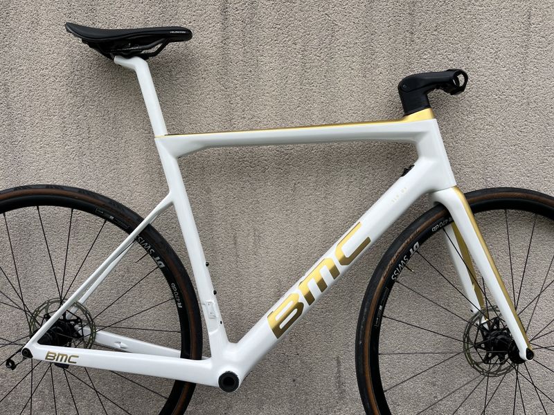 Gebrauchtes BMC Teammachine SLR01 DISC MOD 2020 Frameset 2020 Road & Gravel, Weiß — Bild 1 von 7