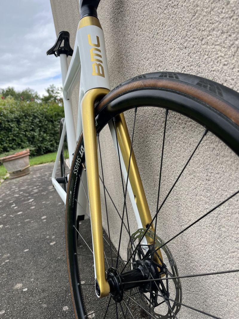 Gebrauchtes BMC Teammachine SLR01 DISC MOD 2020 Frameset 2020 Road & Gravel, Weiß — Bild 6 von 7