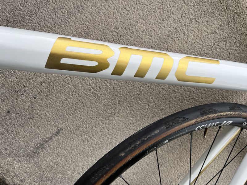 Gebrauchtes BMC Teammachine SLR01 DISC MOD 2020 Frameset 2020 Road & Gravel, Weiß — Bild 4 von 7