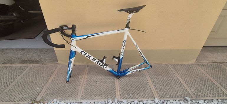 Used Colnago Frame Colnago C59 Colore Italia Frameset 2013 Road & Gravel, White — image 3 of 6
