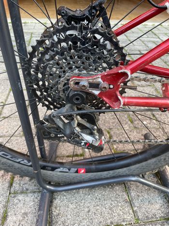 Used Tout Terrain Terra Coda Dura 2023 Mountainbike, Red — image 4 of 5