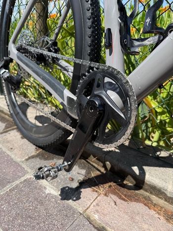 Used Canyon Grizl CF SL 7 eTap 2022 2022 Road & Gravel, Light Gray — image 4 of 9
