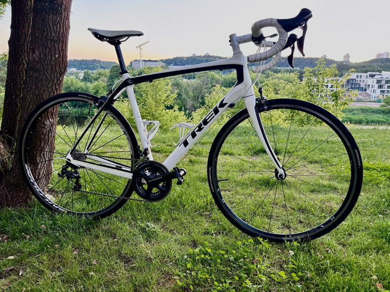 Used Trek Domane 4.7 Compact 2014 Road & Gravel, White — image 1 of 8