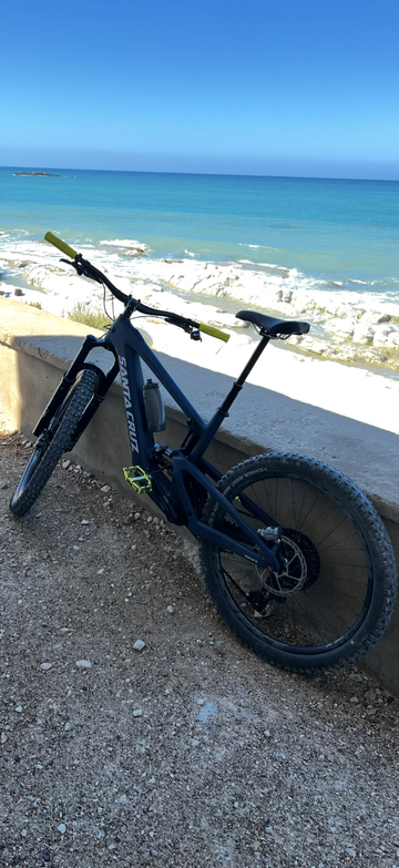 Used Santa Cruz Heckler SRAM X0 Eagle AXS (T-Type) 2025 Mountainbike, Blue, Mixed — image 3 of 16