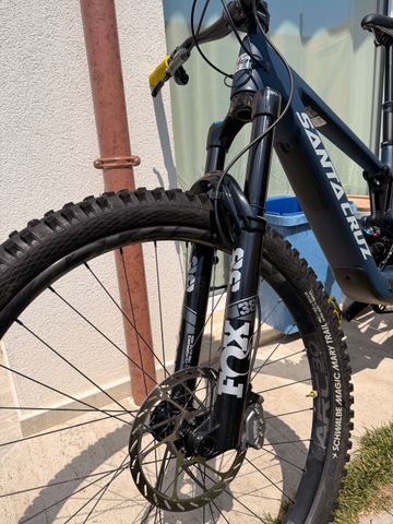 Used Santa Cruz Heckler SRAM X0 Eagle AXS (T-Type) 2025 Mountainbike, Blue, Mixed — image 15 of 16