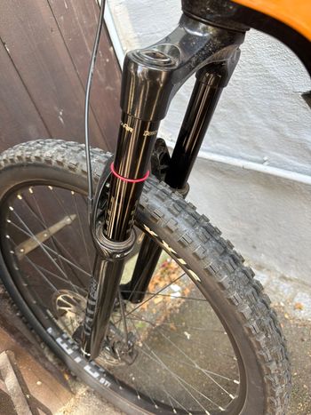 Used Haibike AllMtn CF 6 2024 2024 Mountainbike, Orange, 29 — image 4 of 4
