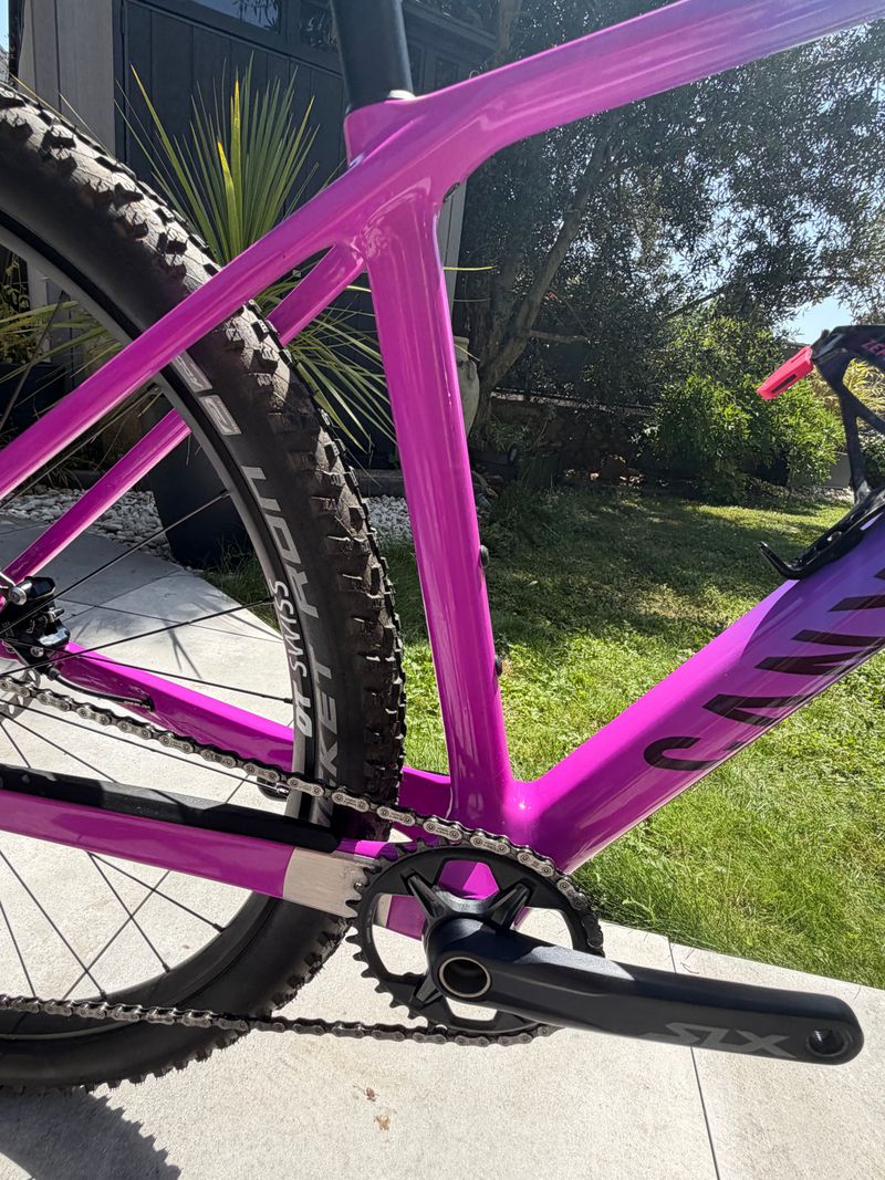 Used Canyon Exceed CF 6 2024 2024 Mountainbike, Purple, 29 — image 4 of 13