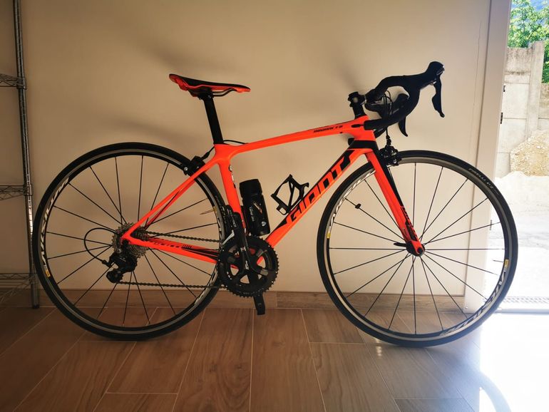 Used Giant TCR Advanced 1 2020 2020 Road & Gravel, Orange — image 4 of 10