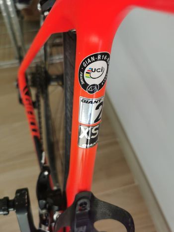 Used Giant TCR Advanced 1 2020 2020 Road & Gravel, Orange — image 6 of 10