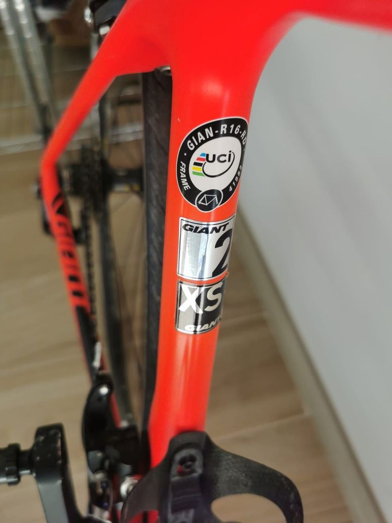 Used Giant TCR Advanced 1 2020 2020 Road & Gravel, Orange — image 6 of 10