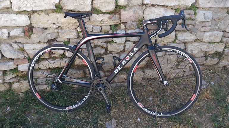 Used De Rosa SUPER HM COMPOSITE HIGHT STRENGTH 2013 2013 Road & Gravel, Black — image 6 of 7