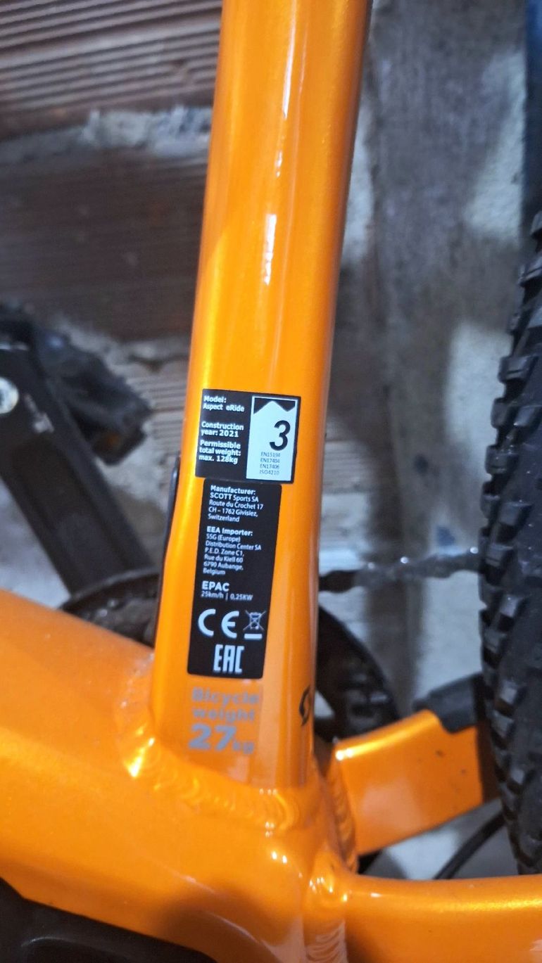 Tweedehands Scott Aspect eRIDE Other SRAM 2021 Mountainbike — afbeelding 11 van 11