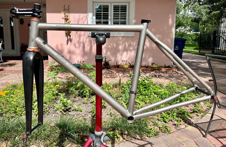 Used Moots Routt RSL FORCE AXS 2X 2020 Frameset 2020 Road & Gravel, Light Gray — image 2 of 7