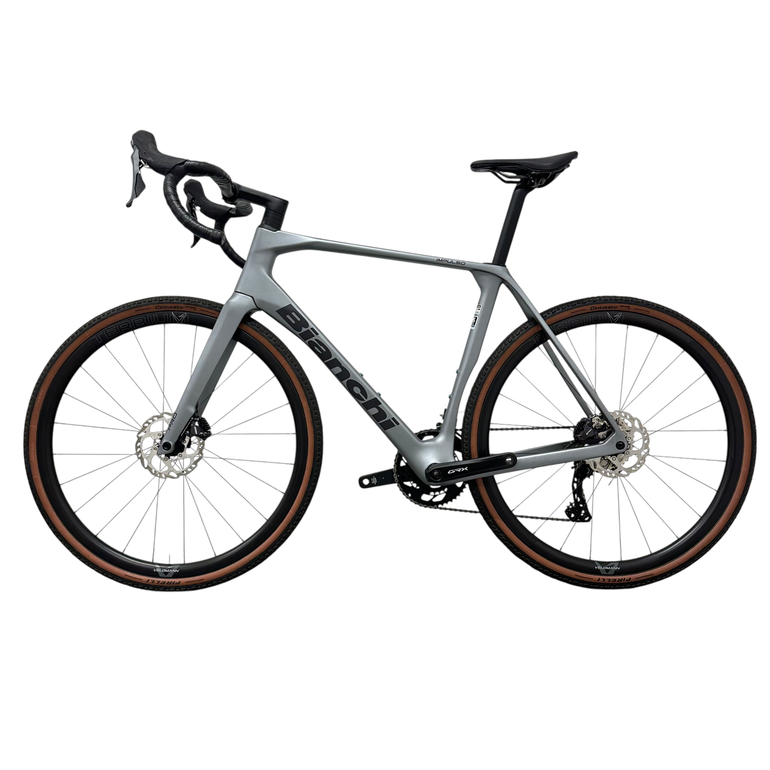 Used Bianchi Impulso PRO GRX 820 disc 2025 2025 Road & Gravel, Light Gray — image 9 of 17