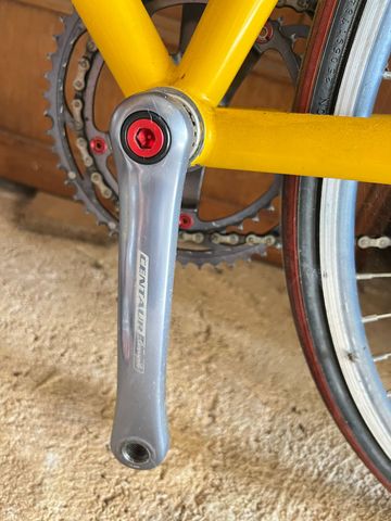Used Paco Custom Campagnolo Chorus 2010 Road & Gravel, Orange — image 7 of 12