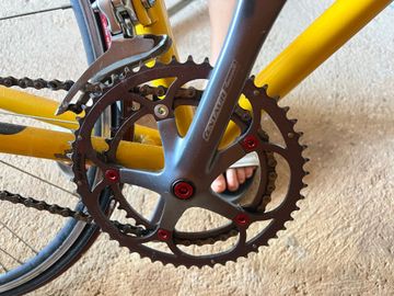 Used Paco Custom Campagnolo Chorus 2010 Road & Gravel, Orange — image 11 of 12