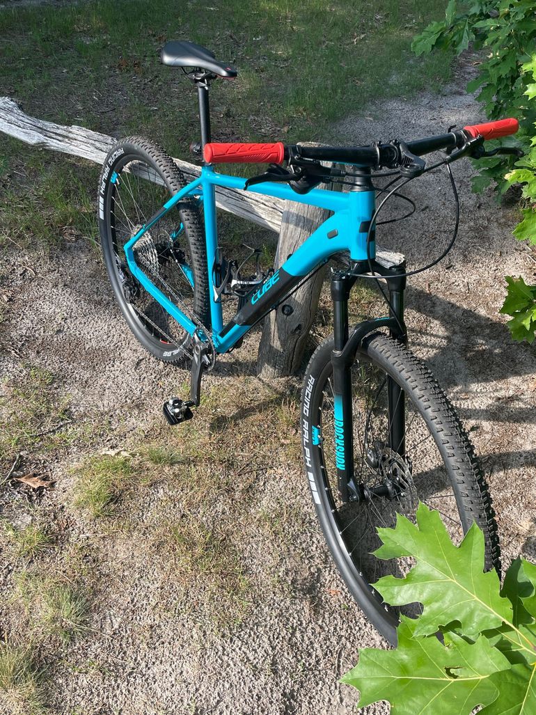 Used CUBE ATTENTION, SL 2022 2022 Mountainbike, Blue, 27.5, 29 — image 5 of 6