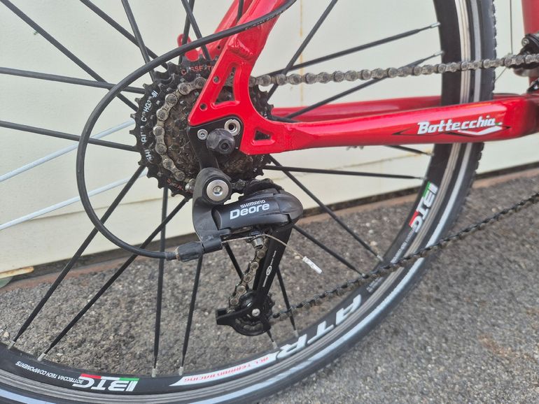 Gebrauchtes Bottecchia Custom Shimano Deore 2010 Mountainbike, Rot — Bild 6 von 8
