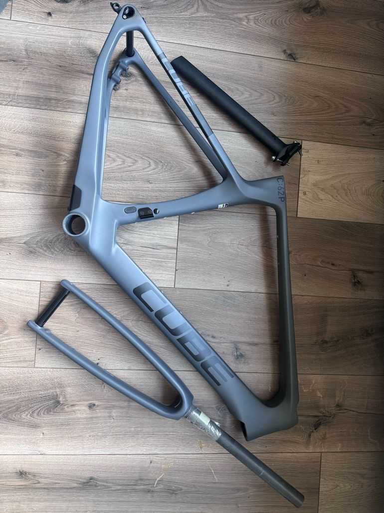 Used CUBE AGREE C:62, PRO 2022 Frameset 2022 Road & Gravel, Light Gray — image 1 of 7
