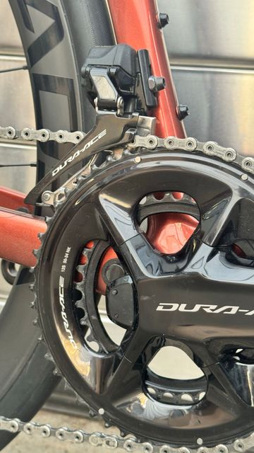 Giant Tcr Shimano Dura Ace Di2 2022 Road & Gravel usato, Arancione — immagine 12 di 17