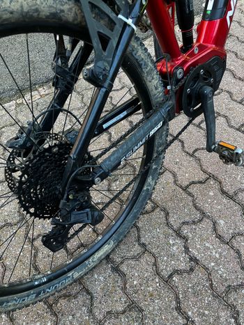 Used Nakamura VTT ELECTRIQUE ADULT E-SUMMIT 950S 2024 Mountainbike, Red, 29 — image 6 of 8
