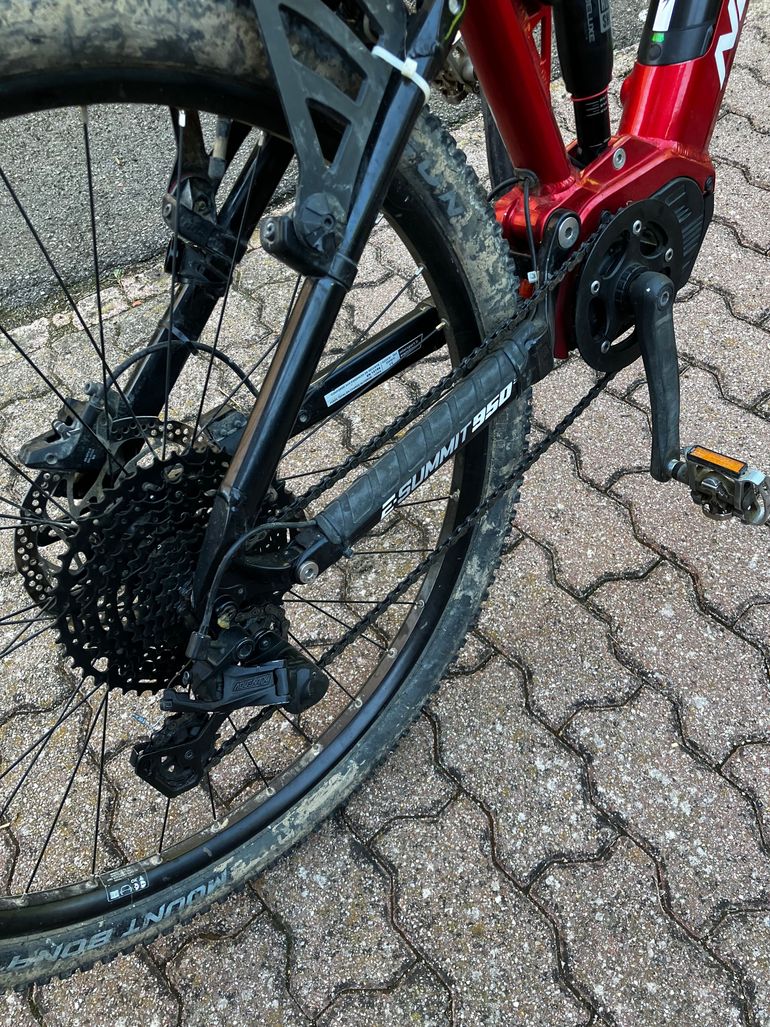 Used Nakamura VTT ELECTRIQUE ADULT E-SUMMIT 950S 2024 Mountainbike, Red, 29 — image 6 of 8
