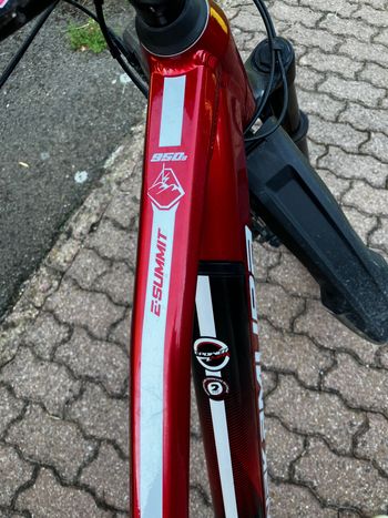 Used Nakamura VTT ELECTRIQUE ADULT E-SUMMIT 950S 2024 Mountainbike, Red, 29 — image 8 of 8
