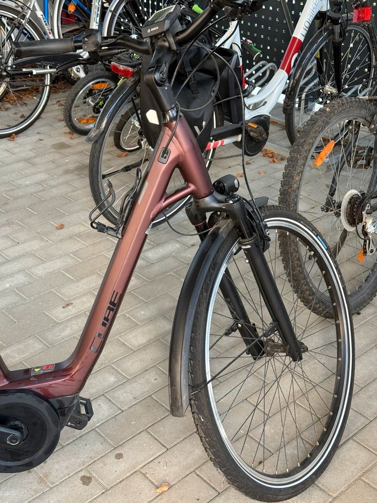 Used CUBE TOWN HYBRID EXC 500 2020 2020 Urban, Red — image 2 of 4