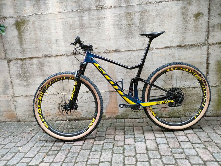 Used Scott Spark RC 900 Team Issue AXS 2020 2020 Mountainbike, Blue, 29 — image 2 of 21