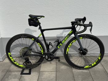 Used CUBE Cross Race Pro C:62 Custom Shimano Di2 Garbarku ZIPP InPeak 2020 Road & Gravel, Light Gray — image 2 of 12