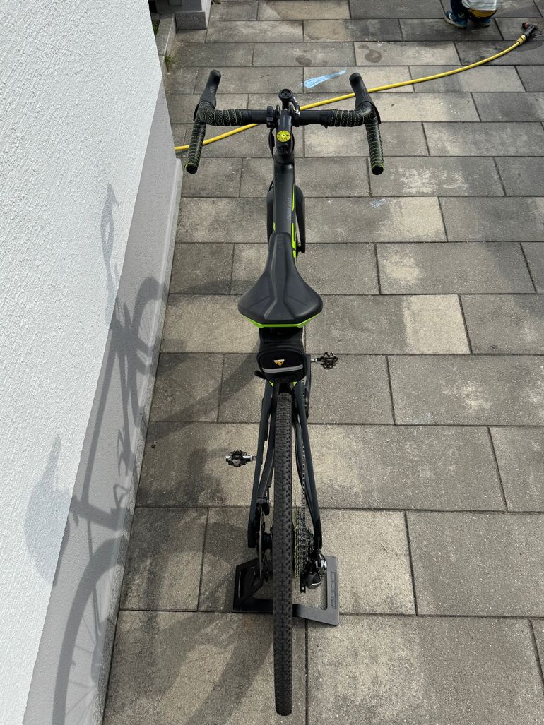 Used CUBE Cross Race Pro C:62 Custom Shimano Di2 Garbarku ZIPP InPeak 2020 Road & Gravel, Light Gray — image 6 of 12