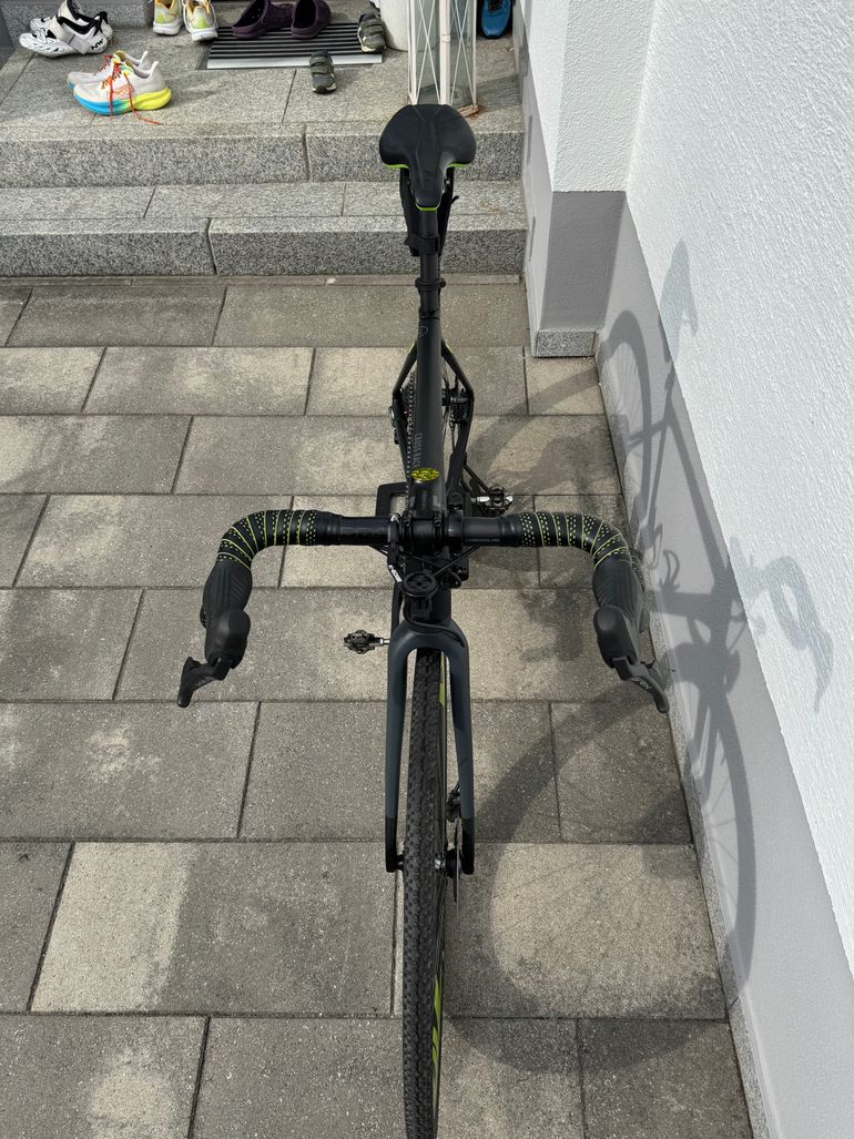 Used CUBE Cross Race Pro C:62 Custom Shimano Di2 Garbarku ZIPP InPeak 2020 Road & Gravel, Light Gray — image 7 of 12