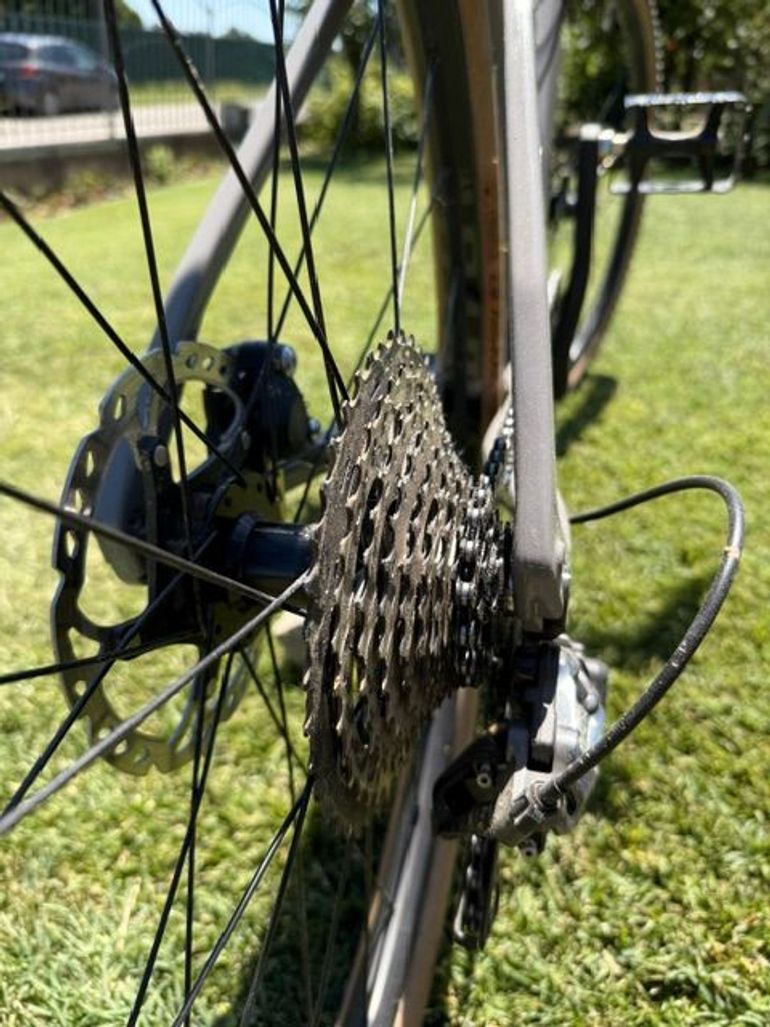 Used Cannondale Topstone Carbon Lefty 3 2021 2021 Road & Gravel, Light Gray — image 6 of 8