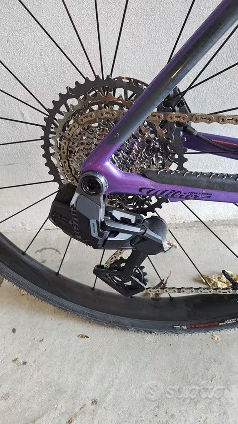 Used Wilier Rave SLR ID2 SRAM RIVAL XPLR AXS E1 1x13S 2026 2026 Road & Gravel, Purple — image 3 of 3